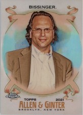 2021 Topps Allen and Ginter Chrome Refractors #262 Buzz Bissinger - BB