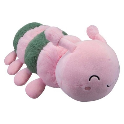 Baby Raupe Stofftier süßes Plüschtier Kuscheltier Kuscheltier 35 cm rosa