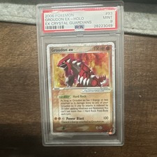 2006 POKEMON EX CRYSTAL GUARDIANS 93 GROUDON EX-HOLO PSA 9 MINT on eBay