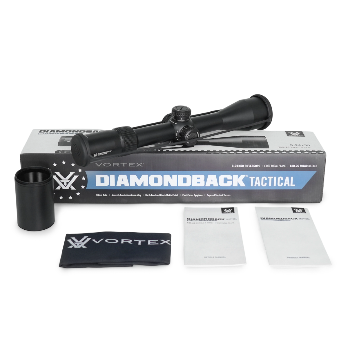 Vortex Dbk-10029 Diamondback Tactical 6-24x50 FFP Ebr-2c Reticle