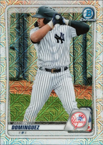 2020 Bowman Chrome Prospects Mojo Refractor #BCP-243a Jasson Dominguez Yankees