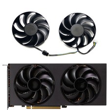 T129215BU Cooling Fan For POWERCOLOR RX6750XT GDDR6 Edition Graphics Card Fan