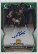 2023 Bowman Draft Green Lava Refractor 95/99 Garret Forrester #CDA-GF Auto 2u3