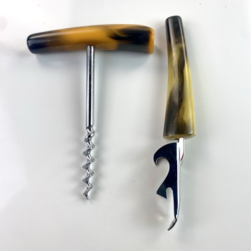 Vtg New 70’s Bakelite Handle Corkscrew & Can/Bottle Opener - Never Used NOS - Picture 6 of 7