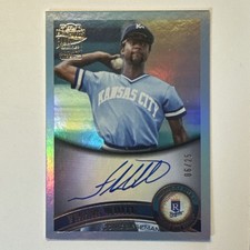 2025 Topps Archives Frank White “11 Fan Favorites” Blue Foil On Card Auto 06/25