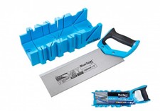 BlueSpot 2 Pc 300mm (12") Mitre Box and 300mm (12") Tenon Saw Set Woodworking