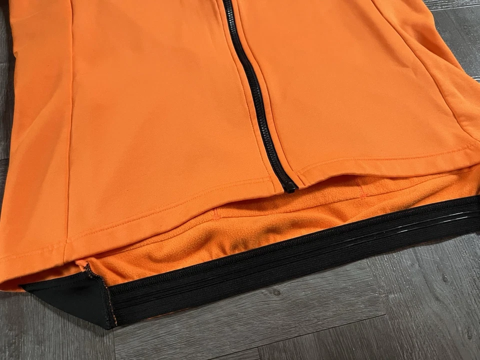 Giordana Cycling Jacket Orange Men’s 2XL Full Zip Up Italy M260900 Bike - Image 2 of 4