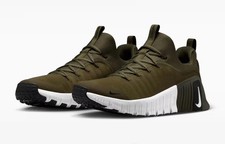 Nike Free Metcon 6 Training Shoes Medium Olive Cargo Khaki FJ7127 202 Sz 11.5