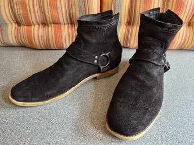 Men's harness boots - Calvin Klein Palmer - Size 10 - Dark Brown- Lightly Used