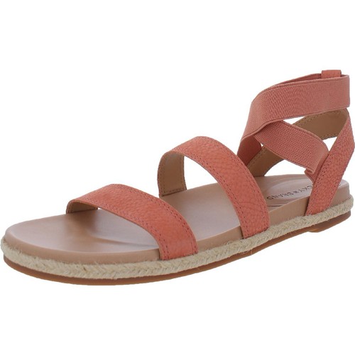 Lucky Brand Womens Dilane Orange Flatform Sandals 8.5 Medium (B,M) BHFO 8685