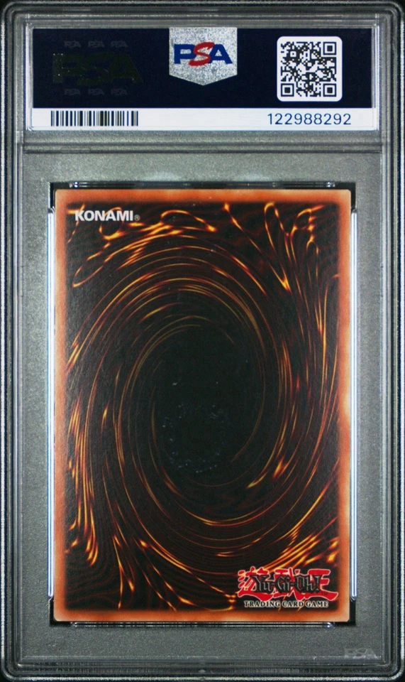 Yu-Gi-Oh! Number 46: Dragluon SHSP-EN050 Super Rare PSA 9 Shadow Specters - Image 2 of 3