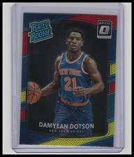 2017-18 Donruss Optic #166 Damyean Dotson Red and Yellow