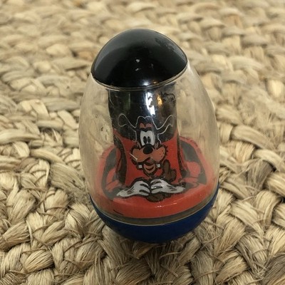 VINTAGE 1970'S Hasbro GOOFY Figure Weeble Wobble Disney