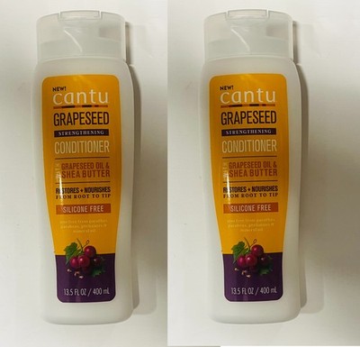 2 x Cantu Traubenkern stärkender Conditioner silikonfrei 400 ml.
