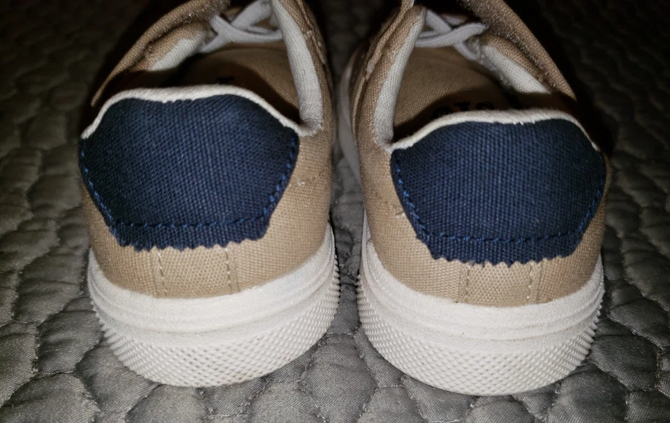 Polo Ralph Lauren ребенка ясельного возраста мальчиков желтовато-коричневый frazier кроссовки обувь Размер 7 - Изображение 2 из 3