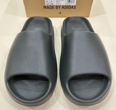 NEW IN BOX adidas Yeezy Slides Dark Onyx ID5103 Men's Size 9 | eBay