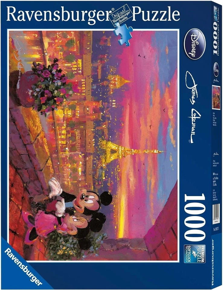 Ravensburger Puzzle Mickey Minnie Paris Eiffelturm Disney 1000 Teile Premium