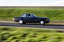 Mercedes Benz 230SL during the