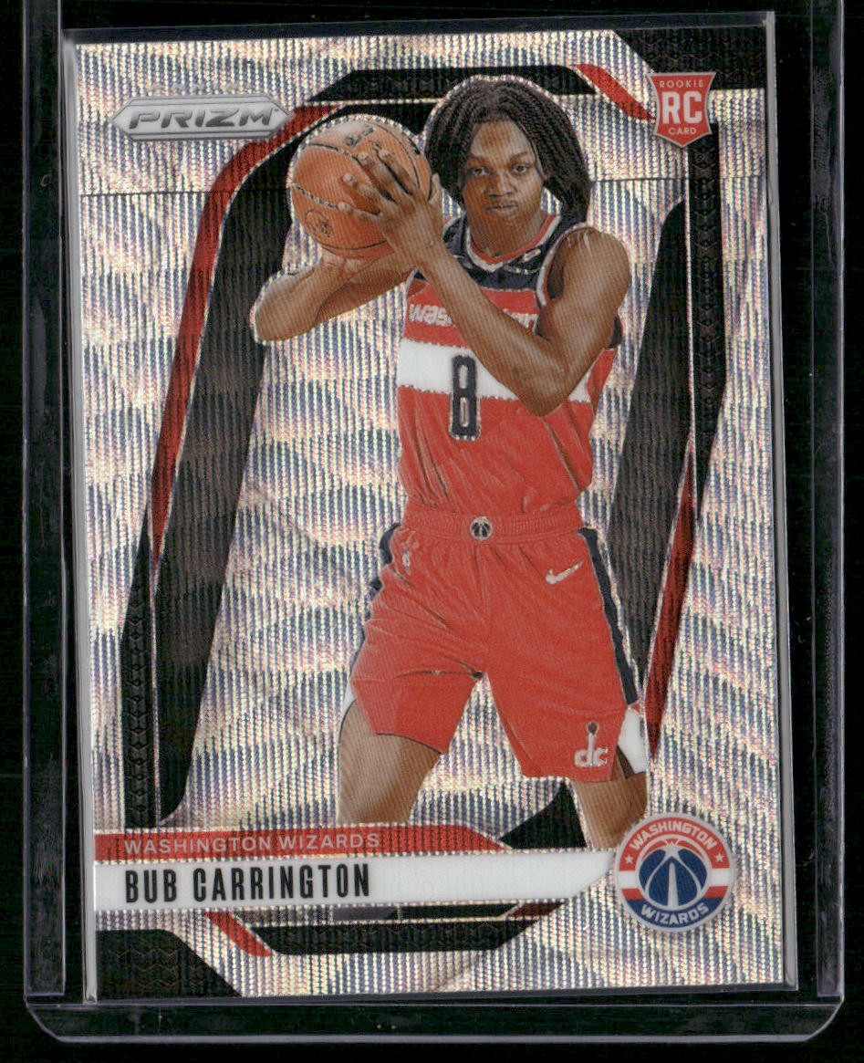 2024-25 Panini Prizm #244 Bub Carrington Prizms Silver