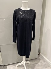 The White Companywomens Wool And Cotton Sequin Top Shirt Dress. Size 12