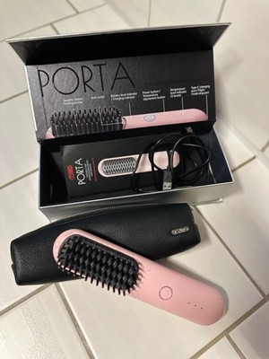TYMO Porta Pink 1.0 kabelloser Haarglätter, Reiseglätteisen, Glättbürste