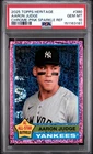 2025 Aaron Judge Topps Heritage Chrome Pink Sparkle PSA 10 - New York Yankees