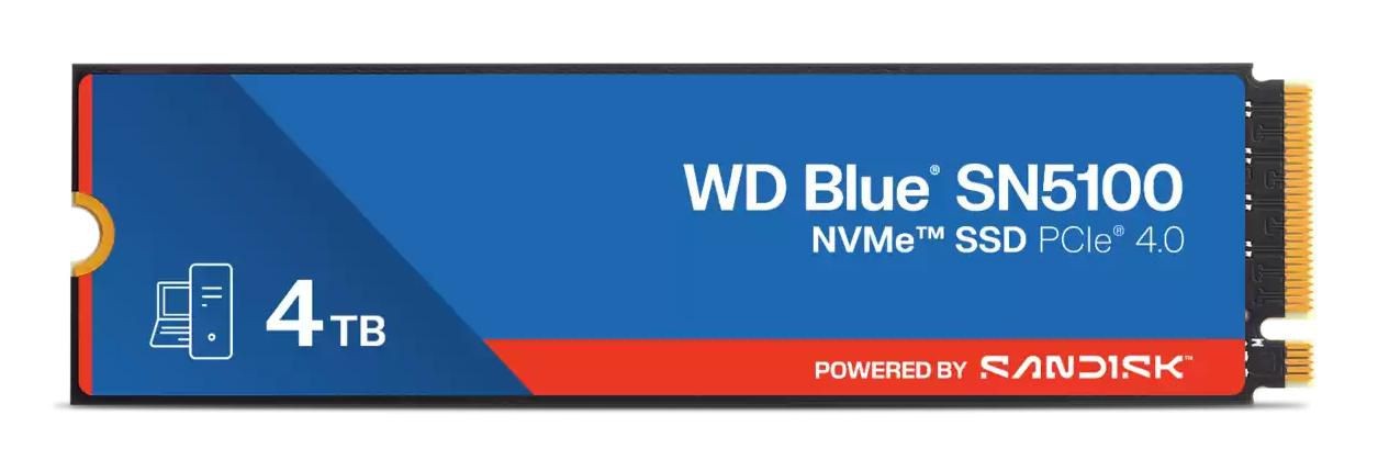 Western Digital WDS400T5B0E-00CPE0 4Tb Wd Blue� Sn5100 NvmeT Ssd