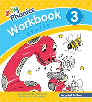 Jolly Phonics Workbook 3: In Print Letters (American English Edition) (Paperback