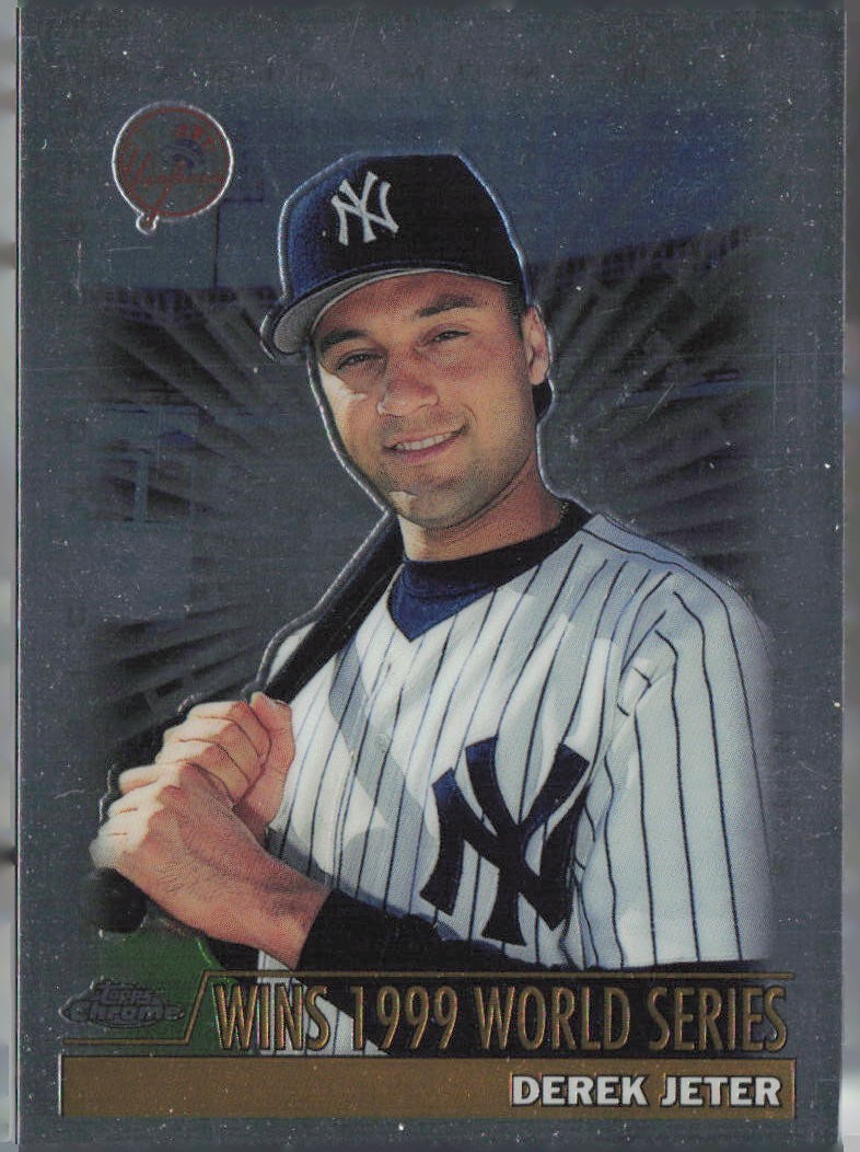 Derek Jeter #478 Baseball Cards 2000 Topps Chrome trading card — raw and PSA graded price guide