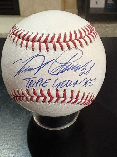 Miguel Cabrera Autographed Baseball - 2012 Triple Crown Signed