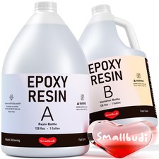 Epoxy Resin 2 Gallon - Crystal Clear Epoxy Resin Kit, High Gloss  Bubbles Fr...
