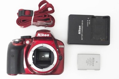 Nikon D3300 18-55 VR II Kit 赤 Nikon D3300 Kit (Red) 24-megapixel