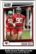 2022 Score Logan Hall #359 Tampa Bay Buccaneers Rookie NFL Football