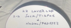 Roger Federer FINAL TENNiS MATCH 2022 LAVER CUP DVD