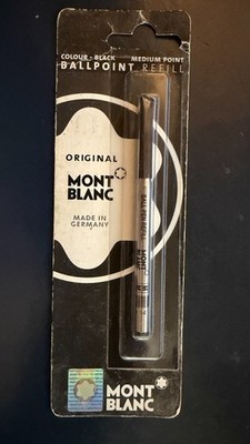 MontBlanc Ballpoint Pen Refill MEDIUM Black - new in original package Mont Blanc