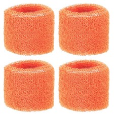 Sports Wristbands 8x5cm, 4 Pcs Wrist Sweatband Absorbent Cotton Terry Cloth W...