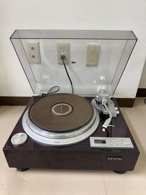DENON DP-59L Turntable Record Player w/ Headshell Cartridge 100V Tested Japan