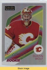 2023-24 O-Pee-Chee Platinum Retro Rookies Rainbow Dustin Wolf #R-77 READ a2p