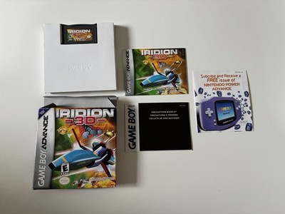 Iridion 3D Nintendo Game Boy Advance GBA Complete CIB