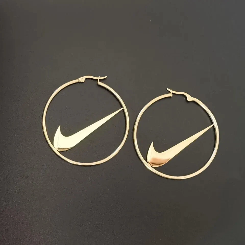 Nike symbol earrings deals