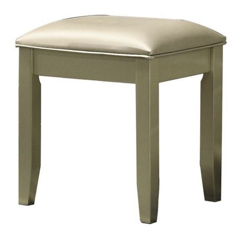 Coaster Beaumont Upholstered Wood Vanity Stool - Champagne Gold BRAND NEW