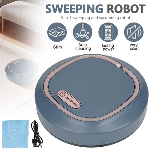 3IN1 Automatic Mopping Robot Vacuum Cleaner Remote Control Carpet Floor Sweeping