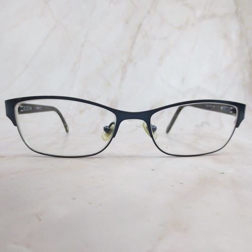 Fossil Eyeglasses Frame FOS6034 0DA4 Women's Matte Navy Rectangular 53-16-135