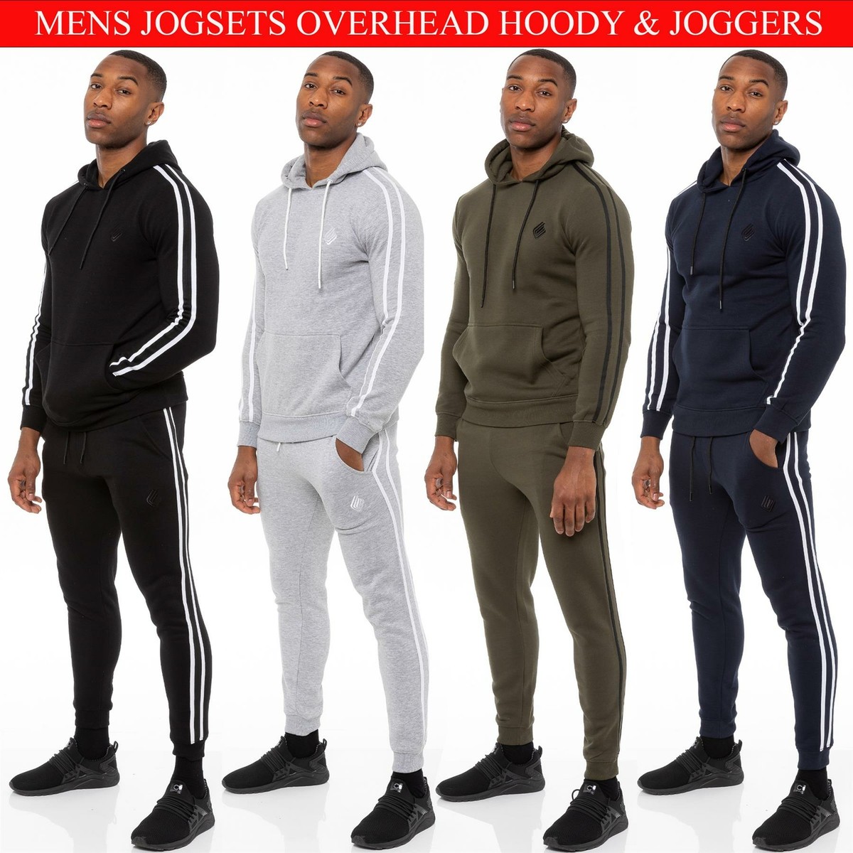 Enzo Mens Tracksuit Set Pullover Hooded Sweatshirt Hoodie Enzo Mens Tracksuit Set Pullover Hooded Sweatshirt Hoodie