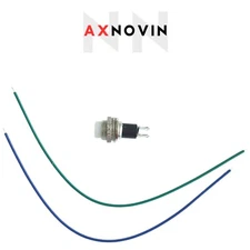 AXNOVIN Ksw10 Guitar Killswitch Momentary Push Button Stutter 10mm White 