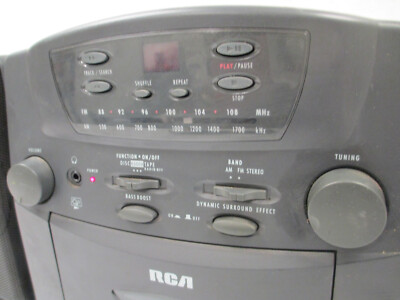 Vintage RCA Model RP7979 Stereo Boombox Am & FM CD Player Cassette