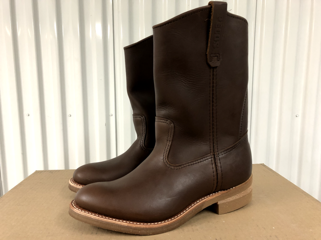 Red Wing Pecos Nailseat 1155 Brown Leather Pull on Roper Work BOOTS 9ee USA  for sale online | eBay