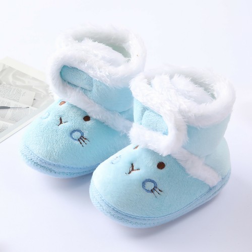 Baby Mädchen Junge Schneestiefel Winterschuhe Säugling Kleinkind Neugeborenes Krippe Schuhe - Bild 5 von 26