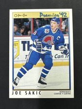 1992 O-Pee-Chee Premier Joe Sakic Nordiques Base Card 70