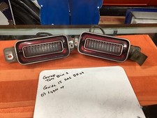 Pair Vintage Guide 15 Sae Br 69 Tail Lights Lamps 1969 Chevrolet Impala Old